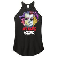 Horror Villains No Lives Matter Women's Perfect Tri Rocker Tank