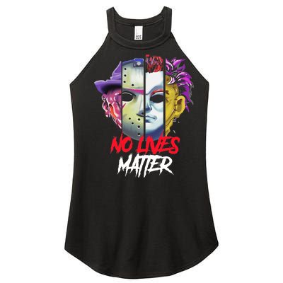 Horror Villains No Lives Matter Women's Perfect Tri Rocker Tank