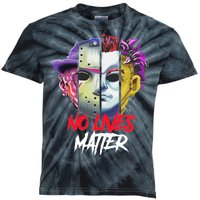 Horror Villains No Lives Matter Kids Tie-Dye T-Shirt