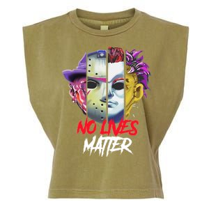 Horror Villains No Lives Matter Garment-Dyed Women's Muscle Tee