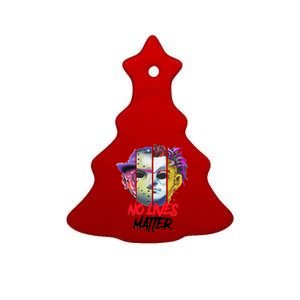 Horror Villains No Lives Matter Ceramic Tree Ornament