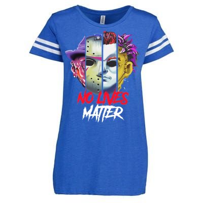 Horror Villains No Lives Matter Enza Ladies Jersey Football T-Shirt