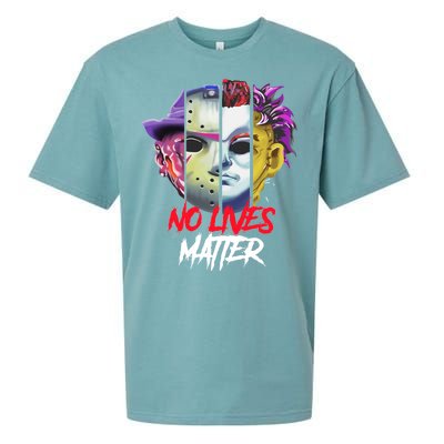 Horror Villains No Lives Matter Sueded Cloud Jersey T-Shirt