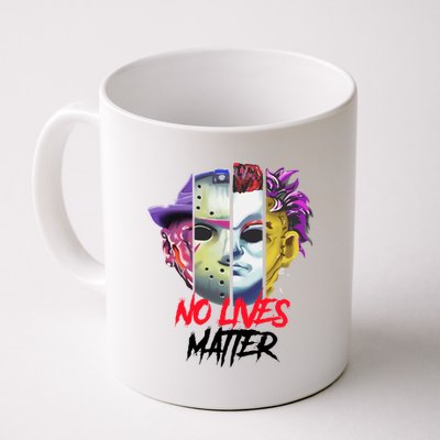 Horror Villains No Lives Matter Coffee Mug