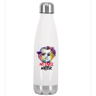 Horror Villains No Lives Matter Stainless Steel Insulated Water Bottle