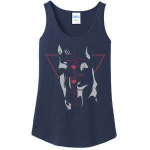 Horse And Dog Heartbeat Ladies Essential Tank