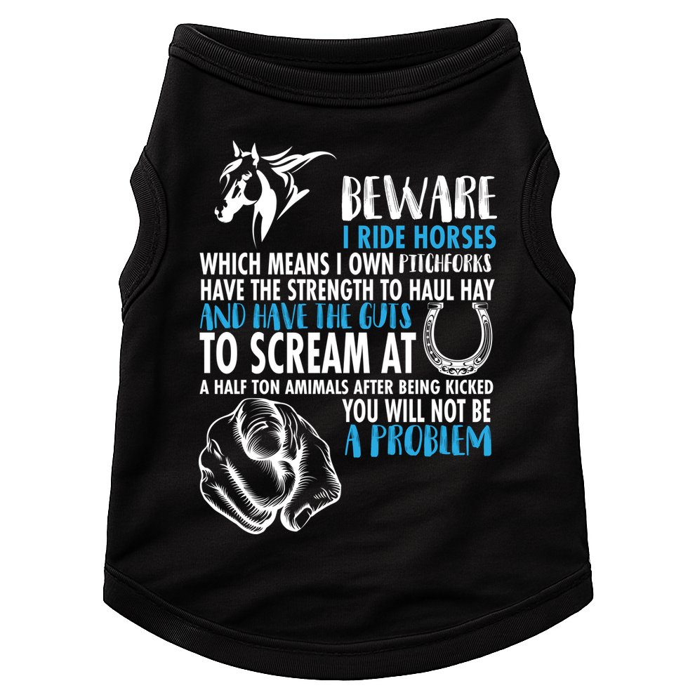 Horse Back Rider Doggie Tank