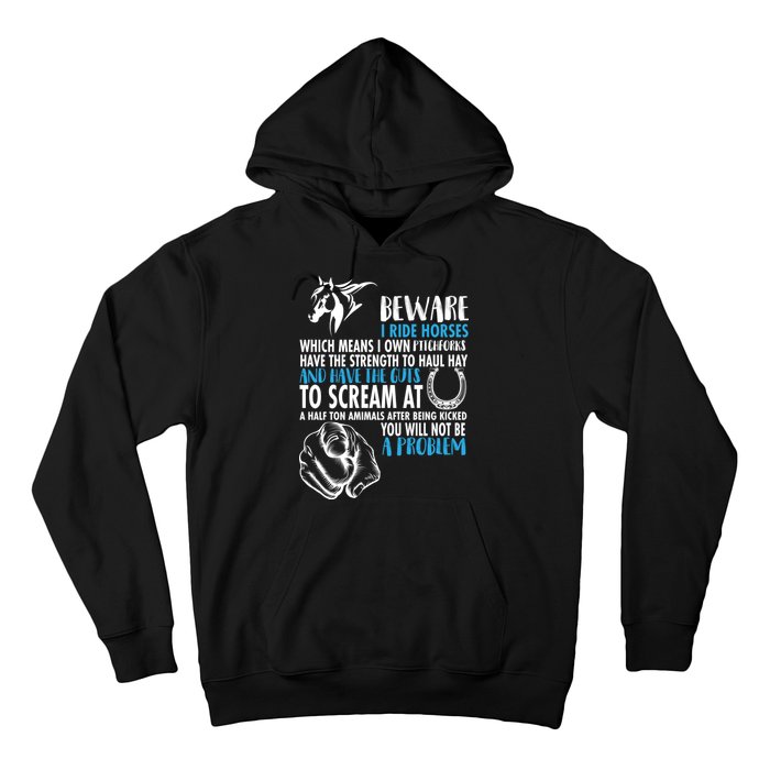 Horse Back Rider Hoodie