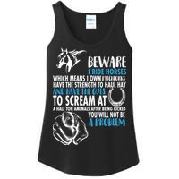 Horse Back Rider Ladies Essential Tank