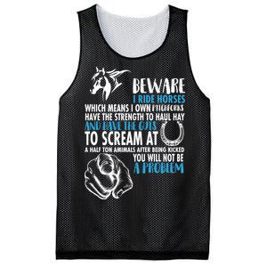 Horse Back Rider Mesh Reversible Basketball Jersey Tank