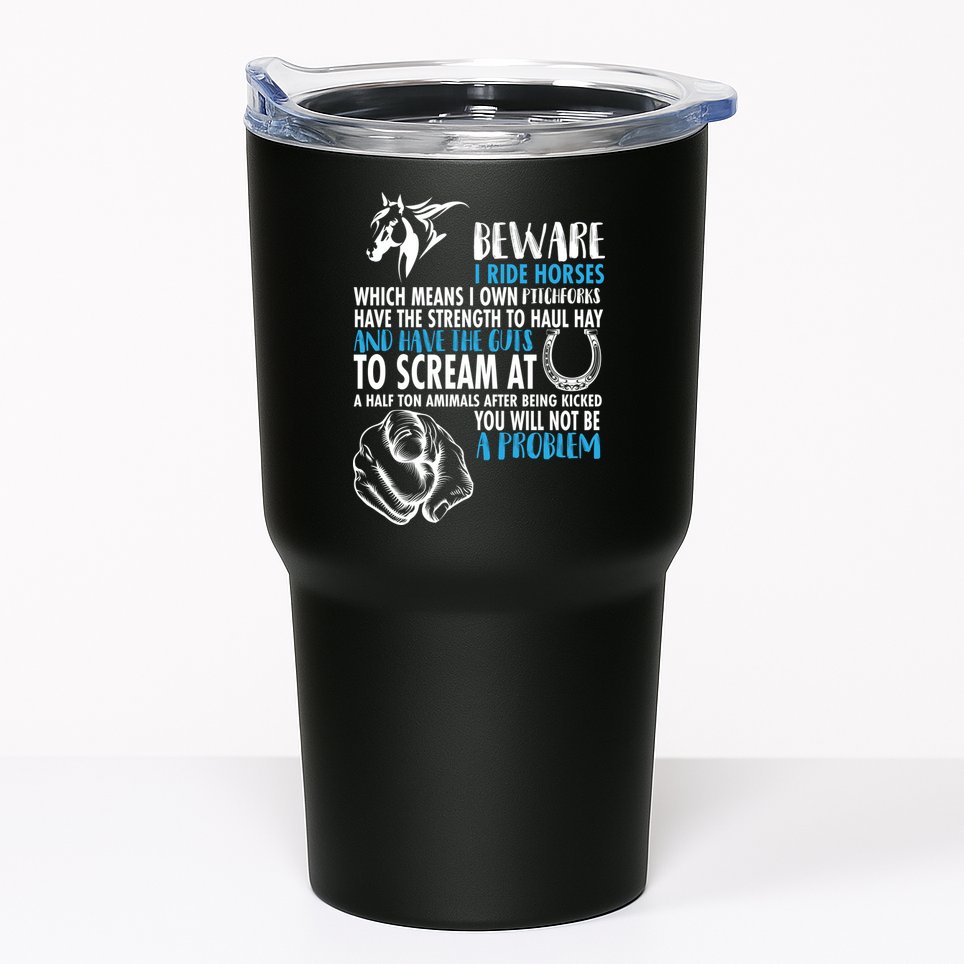 Horse Back Rider Tumbler