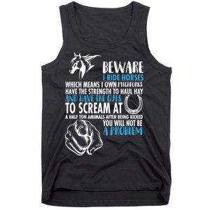 Horse Back Rider Tank Top