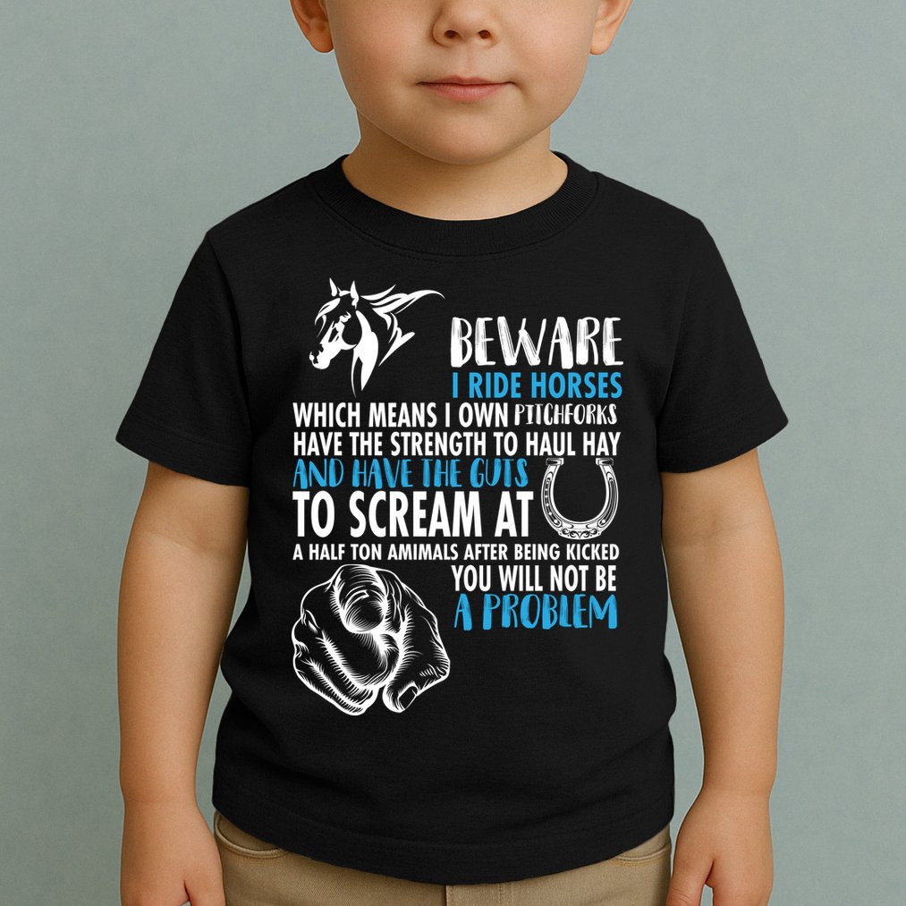 Horse Back Rider Toddler T-Shirt