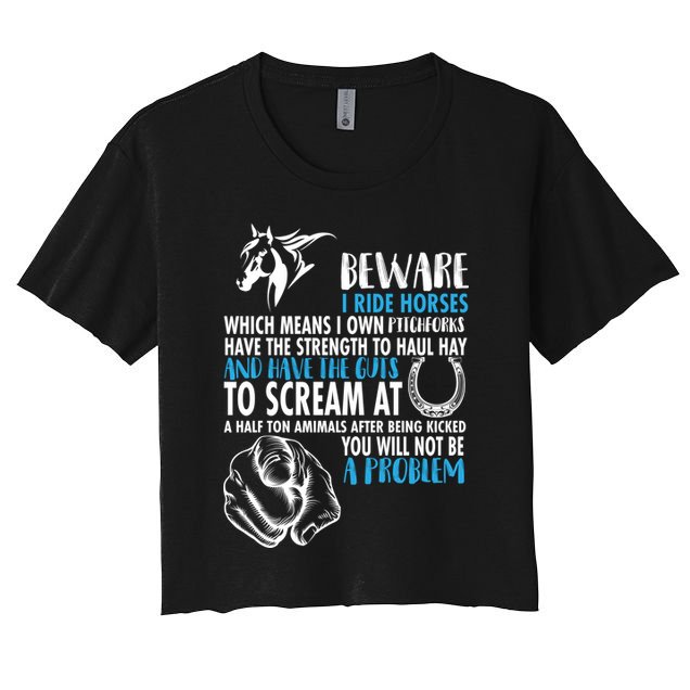 Horse Back Rider Crop Top