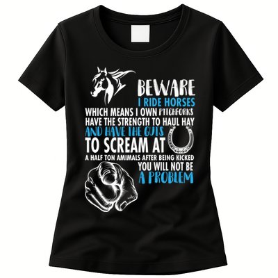 Horse Back Rider Women's T-Shirt