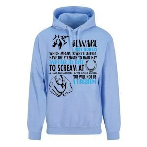 Horse Back Rider Unisex Surf Hoodie