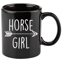 Horse Girl 11oz C Handle Ceramic Mug