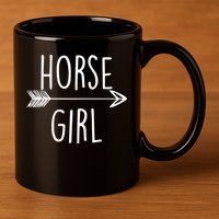 Horse Girl 11oz C Handle Ceramic Mug