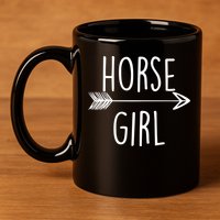 Horse Girl 11oz C Handle Ceramic Mug