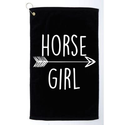 Horse Girl Golf Towel