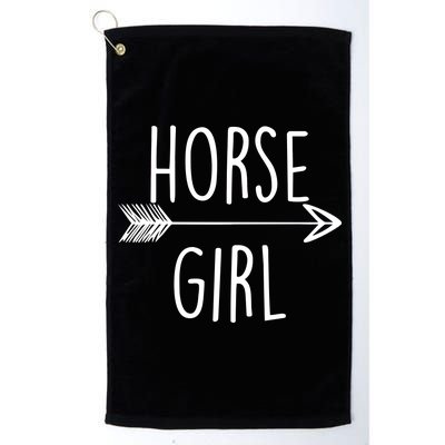 Horse Girl Platinum Collection Golf Towel