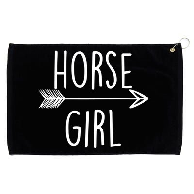 Horse Girl Grommeted Golf Towel