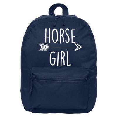 Horse Girl 16 in Basic Backpack