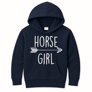 Horse Girl Kids Hoodie