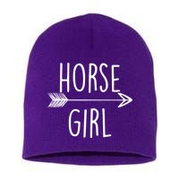 Horse Girl Short Acrylic Beanie