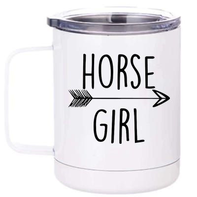 Horse Girl 12 oz Stainless Steel Tumbler Cup