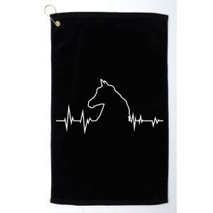 Horse Heart Beat Platinum Collection Golf Towel