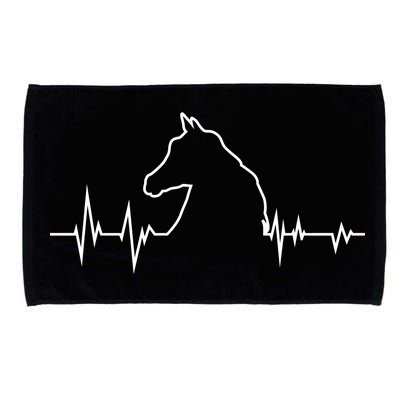 Horse Heart Beat Microfiber Hand Towel