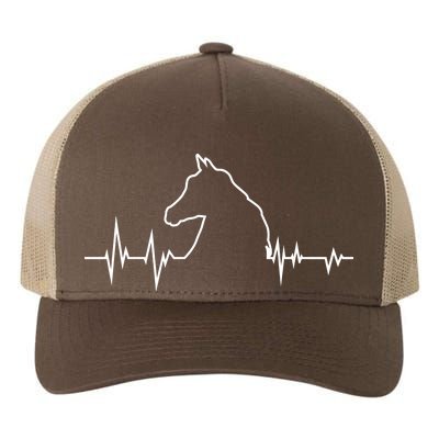 Horse Heart Beat Yupoong Adult 5-Panel Trucker Hat