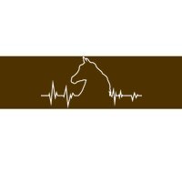 Horse Heart Beat Bumper Sticker