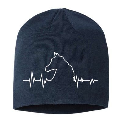 Horse Heart Beat Sustainable Beanie