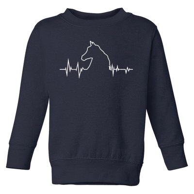 Horse Heart Beat Toddler Sweatshirt