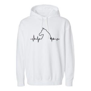 Horse Heart Beat Garment-Dyed Fleece Hoodie