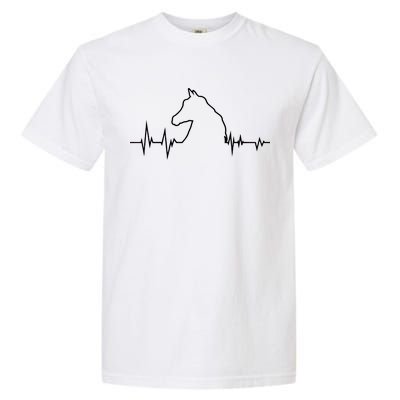 Horse Heart Beat Garment-Dyed Heavyweight T-Shirt