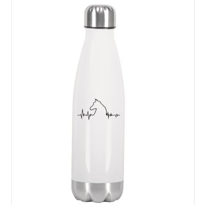 Horse Heart Beat Stainless Steel Insulated Water Bottle