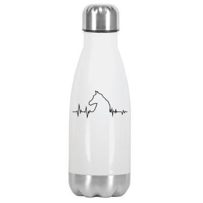 Horse Heart Beat Stainless Steel Insulated Water Bottle