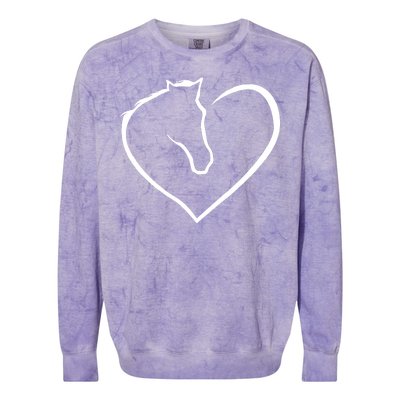 Horse Heart Logo Colorblast Crewneck Sweatshirt