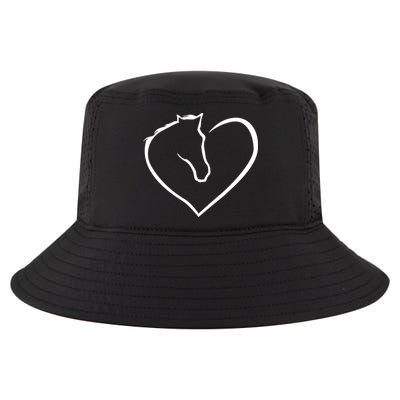 Horse Heart Logo Cool Comfort Performance Bucket Hat
