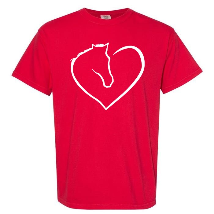 Horse Heart Logo Garment-Dyed Heavyweight T-Shirt