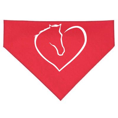 Horse Heart Logo USA-Made Doggie Bandana