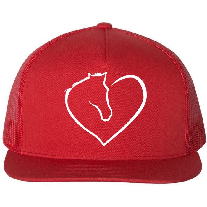 Horse Heart Logo Flatbill Hat