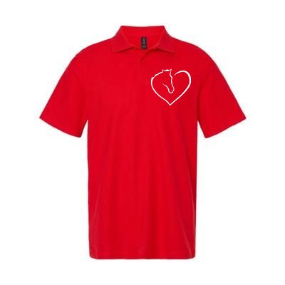 Horse Heart Logo Softstyle Adult Sport Polo