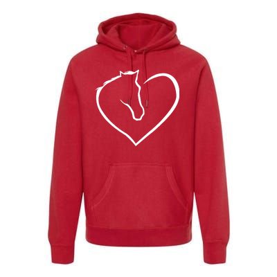 Horse Heart Logo Premium Hoodie