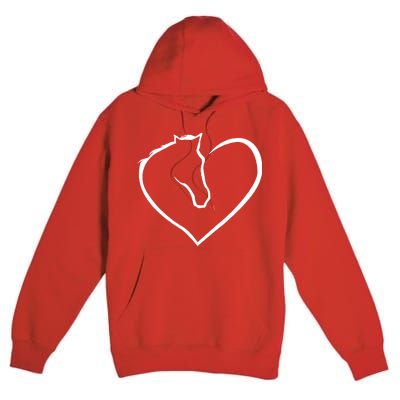 Horse Heart Logo Premium Pullover Hoodie