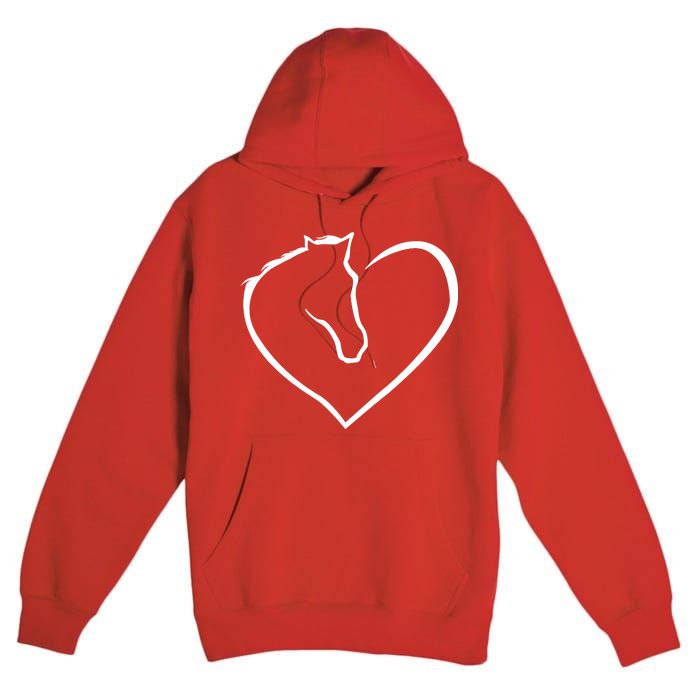 Horse Heart Logo Premium Pullover Hoodie