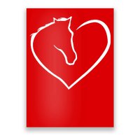 Horse Heart Logo Poster